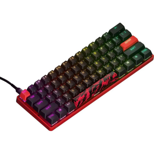 Механічна клавіатура SteelSeries Apex 9 Mini FaZe Clan Limited Edition OptiPoint Black/Red