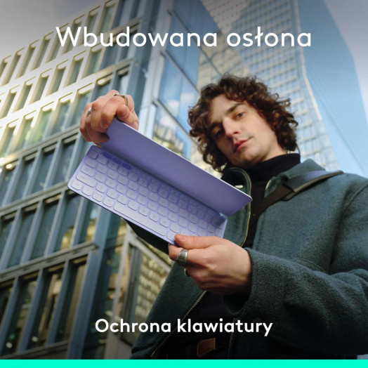 Фіолетова клавіатура Logitech Keys-To-Go 2 Scissor