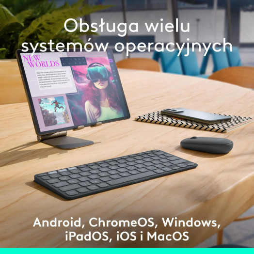 Фіолетова клавіатура Logitech Keys-To-Go 2 Scissor