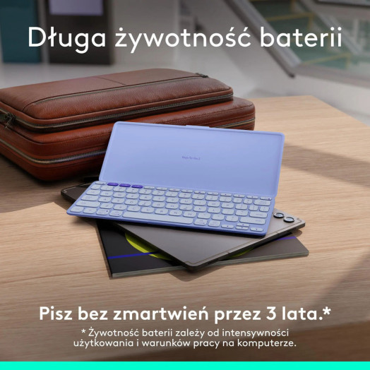 Фіолетова клавіатура Logitech Keys-To-Go 2 Scissor