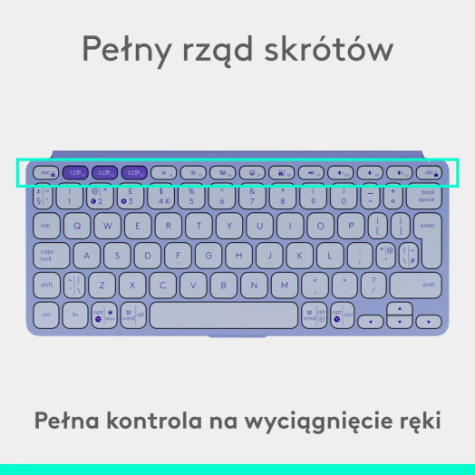 Фіолетова клавіатура Logitech Keys-To-Go 2 Scissor