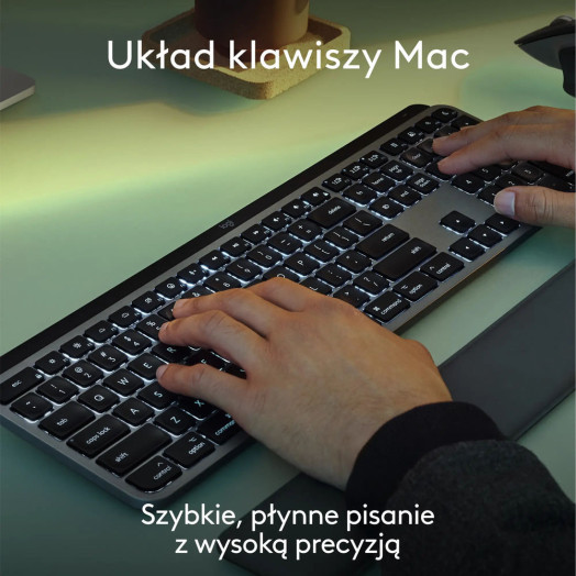 Мембранна клавіатура Logitech MX Keys S для Mac Graphite