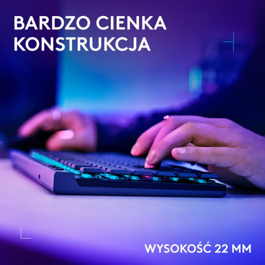 Механічна клавіатура Logitech G515 LIGHTSPEED TKL чорна