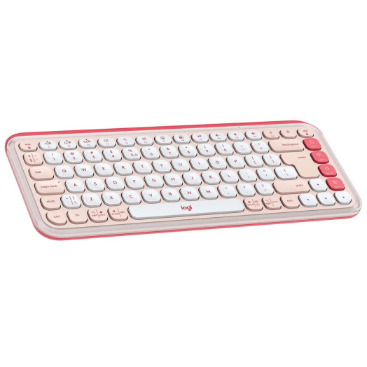 Logitech POP Icon Keys Membrane Keyboard Pink