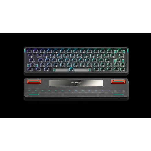 Лінійна чорна механічна клавіатура NuPhy Air60 V2 Cowberry