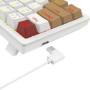 Redragon Rammus K677 Pro Brown Switch Mechanical Keyboard білий/коричневий