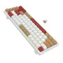 Redragon Rammus K677 Pro Brown Switch Mechanical Keyboard білий/коричневий