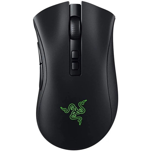 Ігрова миша Razer DeathAdder V2 Pro + зарядна док-станція чорного кольору