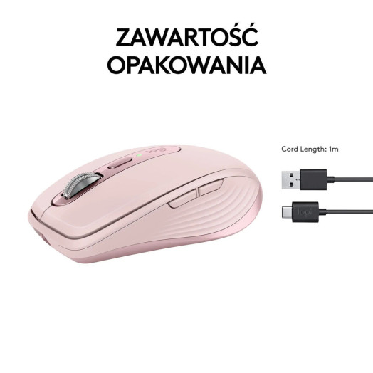 Рожева миша Logitech MX Anywhere 3S