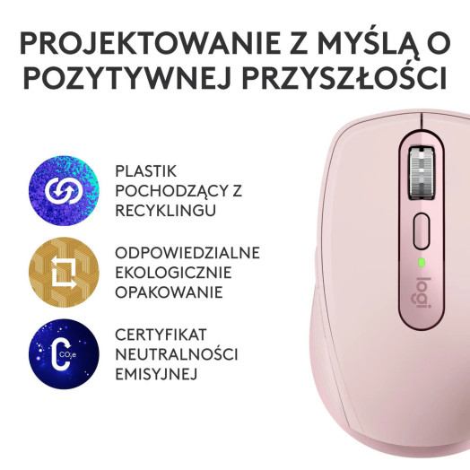 Рожева миша Logitech MX Anywhere 3S