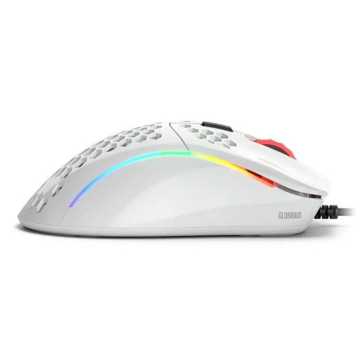 Glorious Model D Minus Glossy White Gaming Mouse