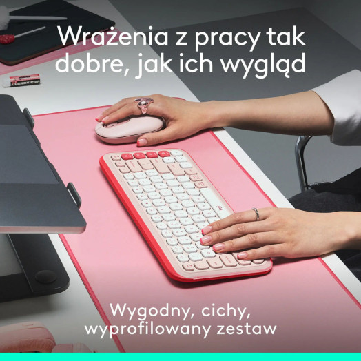 Комбінований комплект Logitech POP Icon Pink