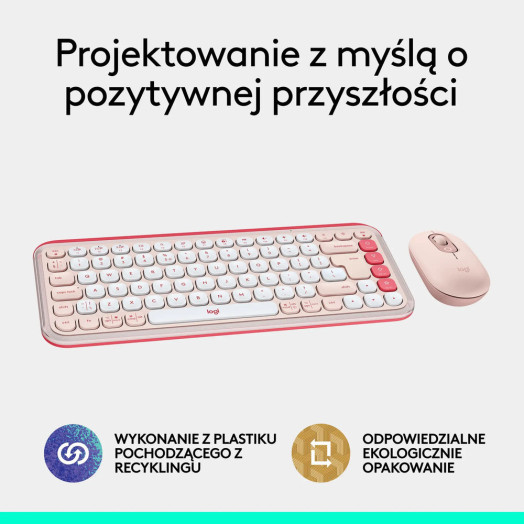 Комбінований комплект Logitech POP Icon Pink