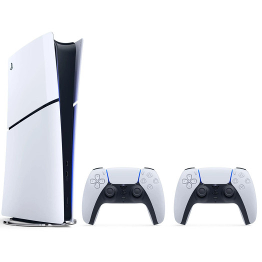 Sony PlayStation 5 Digital Slim D Chassis (PS5) 1TB Console + White Pad