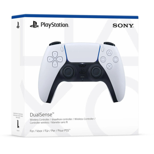 Sony PlayStation 5 Slim D Chassis (PS5) 1TB Console with Drive + Additional Pad White + EA SPORTS FC 25