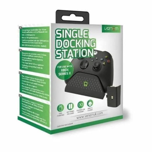 Консоль Xbox Series S 512 ГБ + зарядний пристрій Venom VS2880