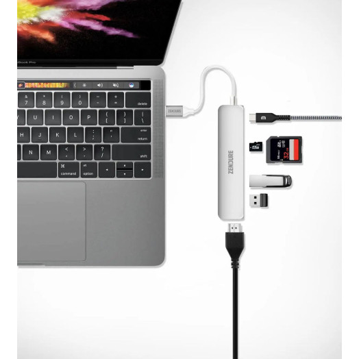 USB-концентратор Zendure 245731 Silver