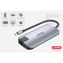 Док-станція Unitek D1028A, USB-C, 2x USB-A, HDMI, RJ45, PD 100 Вт