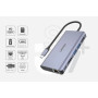 Док-станція Unitek D1056A, USB-C, 2x USB 3.1, HDMI, DP, RJ45, SD Reader