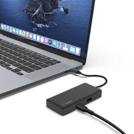 Багатопортовий адаптер Belkin USB-C 5 в 1 INC008BTBK чорний