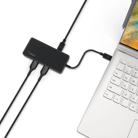 Багатопортовий адаптер Belkin USB-C 5 в 1 INC008BTBK чорний