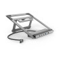 USB-концентратор Hama Connect2Office Stand 200139 сірий