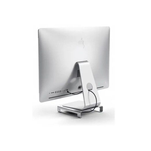 Satechi ST-AMSHS Алюмінієва підставка для монітора USB-концентратора, срібляста