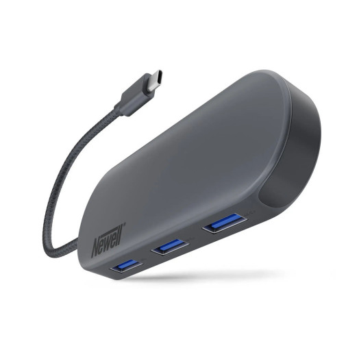 USB-концентратор Newell 7 в 1, сірий