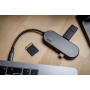 USB-концентратор Newell 7 в 1, сірий