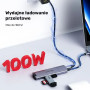 Концентратор USB Unitek H1112F USB-C PD100W RJ-45 5Gbps Grey