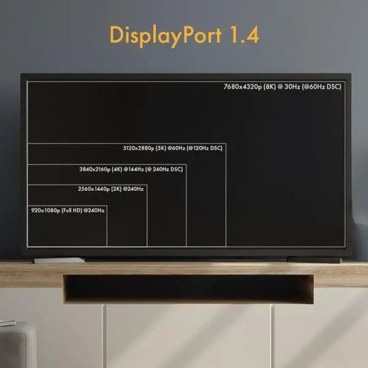 Claroc CLAROC-DP-14-30M 1.4 AOC 8K 30m Black DisplayPort Оптичний кабель