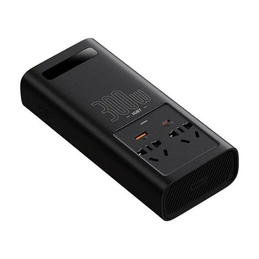 Перетворювач Baseus C00337600111-00, 300W, 24V, CN/EU Чорний