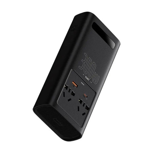 Перетворювач Baseus C00337600111-00, 300W, 24V, CN/EU Чорний