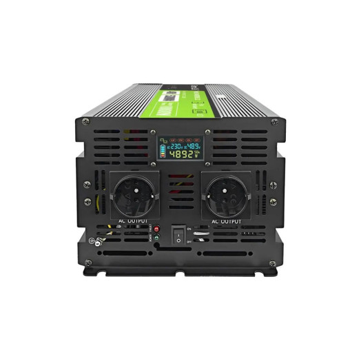 Green Cell INVGC48P5000LCD перетворювач 48 В до 230 В 5000 Вт/10000 Вт чиста синусоїда