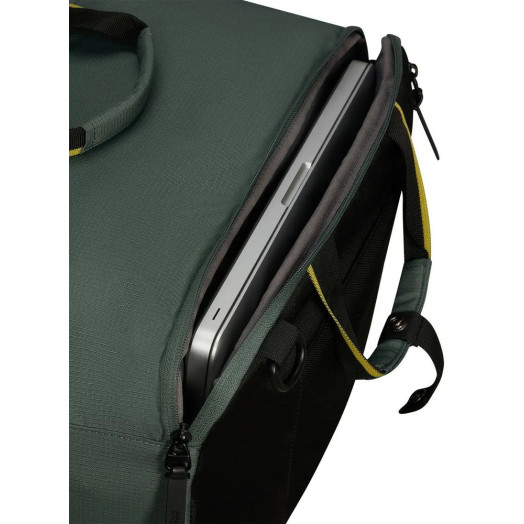Зелена дорожня сумка American Tourister Take2Cabin 3-Way 15,6".