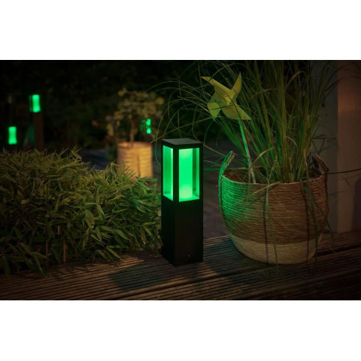 Вуличний світильник Philips Hue на підставці чорний 17431/30/P7