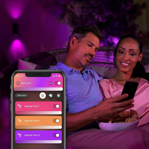 Зовнішній настінний світильник Philips Hue White and Colour Ambiance Appear