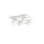 Philips Hue White Ambiance Buckram Spot Light 929003048201 Білий