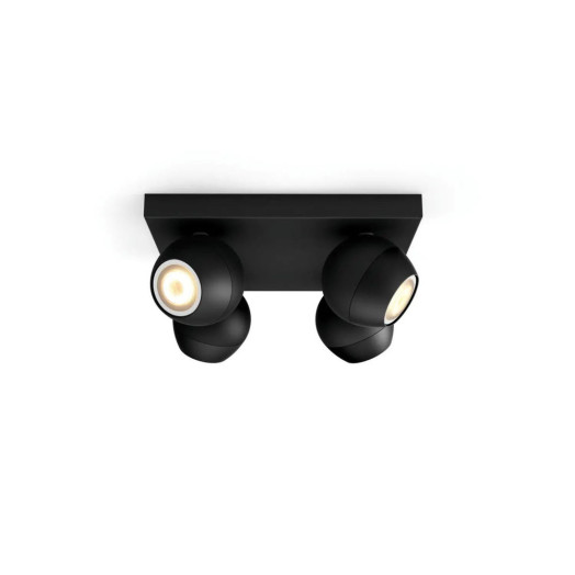 Philips Hue White Ambiance Buckram Spot Light 929003048301 Чорний