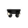 Philips Hue White Ambiance Buckram Spot Light 929003048301 Чорний