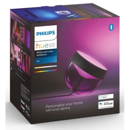 Philips Hue White Ambiance Iris Night Light Black