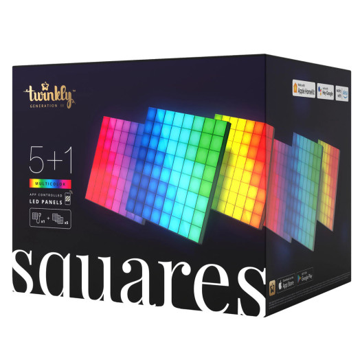 Світлодіодна панель Twinkly Squares TWQ064STW-07-BEU