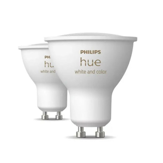 Philips Hue White and Colour Ambiance GU10 LED лампочка 2шт.
