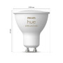 Philips Hue White and Colour Ambiance GU10 LED лампочка 2шт.