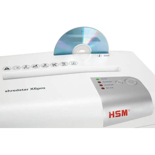 Шредер HSM Shredstar X6 Pro White