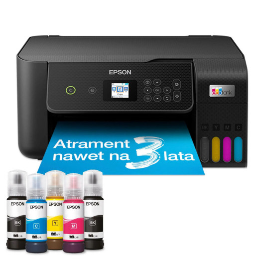 Універсальний пристрій Epson EcoTank L3260 WiFi чорний