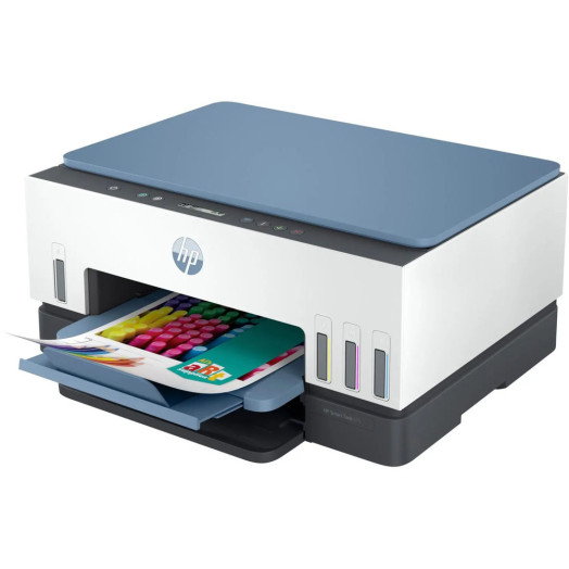 Принтер HP Smart Tank 675 (28C12A) WiFi All-in-One білий/синій