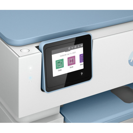 Принтер HP ENVY Inspire 7221e Instant Ink Wi-Fi All-in-One синьо-білий