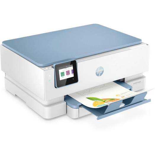 Принтер HP ENVY Inspire 7221e Instant Ink Wi-Fi All-in-One синьо-білий
