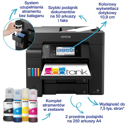 Epson EcoTank L6550 WiFi чорний